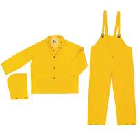 Classic Series Rain Suit, Polyester/PVC, Large, Yellow St. Lawrence Industrial & Safety Supply