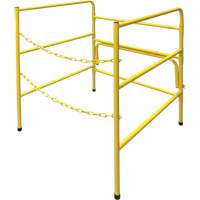 Manhole Guard Rail, Steel St. Lawrence Industrial & Safety Supply