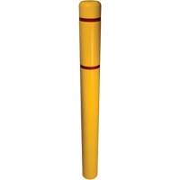 Bollard Cover, 6" Dia. x 52" L, Yellow St. Lawrence Industrial & Safety Supply