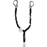 Longe avec amortisseur de choc r&eacute;sistante &agrave; l'arc &eacute;lectrique Miller, 6', Point d'ancrage &agrave; Mousqueton verrouillable, Mousqueton verrouillable aux jambes, Kevlar St. Lawrence Industrial & Safety Supply