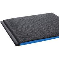 Wear-Bond Comfort-King Ergonomic Mats, Pebbled, 2' x 3' x 9/16", Black, Vinyl Foam St. Lawrence Industrial & Safety Supply