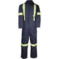 Deluxe Work Coveralls, 50, Navy Blue St. Lawrence Industrial & Safety Supply
