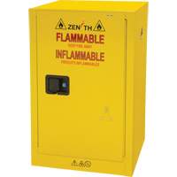 Flammable Storage Cabinet, 12 gal., 1 Door, 23" W x 35" H x 18" D St. Lawrence Industrial & Safety Supply