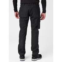 Pantalons d'entretien Oxford, Poly-coton, Noir, Taille 30, Entrejambe 30 St. Lawrence Industrial & Safety Supply