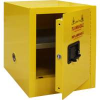 Flammable Storage Cabinet, 4 gal., 1 Door, 17" W x 22" H x 18" D St. Lawrence Industrial & Safety Supply