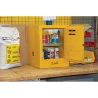Flammable Storage Cabinet, 4 gal., 1 Door, 17" W x 22" H x 18" D St. Lawrence Industrial & Safety Supply