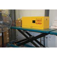 Flammable Storage Cabinet, 12 gal., 2 Door, 43" W x 18" H x 18" D St. Lawrence Industrial & Safety Supply