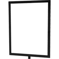 Porte-enseigne vertical robuste pour montant classique, Noir St. Lawrence Industrial & Safety Supply