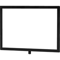 Porte-enseigne horizontal robuste pour montant classique, Noir St. Lawrence Industrial & Safety Supply