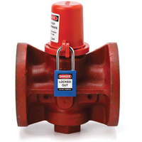 Housse de s&eacute;curit&eacute; pour fontaine et dispositif de cadenassage pour robinet &agrave; tournant, Ensemble Vanne/Robinet &agrave; eau St. Lawrence Industrial & Safety Supply