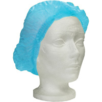 Bonnet bouffant pliss&eacute; Ronco Care, Polypropyl&egrave;ne, 24", Bleu St. Lawrence Industrial & Safety Supply