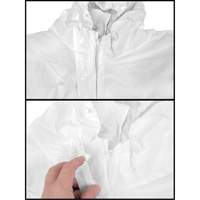 Premium Hooded Coveralls, 2X-Large, White, Microporous St. Lawrence Industrial & Safety Supply