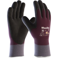 ATG MaxiDry&reg; Zero Coated Gloves with Thermal Lining, Small, Foam Nitrile Coating, 15 Gauge, Nylon/Spandex Shell St. Lawrence Industrial & Safety Supply