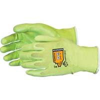 Composite Filament Fiber Cut-Resistant Hi-Viz Glove, Size 5, 18 Gauge, Foam Nitrile Coated, TenActiv Shell, ANSI/ISEA 105 Level 4 St. Lawrence Industrial & Safety Supply