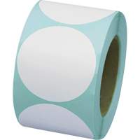 Coloured Marking Dots, Circle, 3" L x 3" W, White, Vinyl St. Lawrence Industrial & Safety Supply