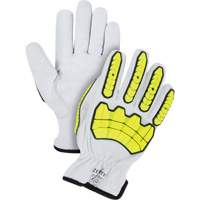 Gants r&eacute;sistants aux coupures et aux chocs, Petit, Paume en Ch&egrave;vre, Poignet Conducteur St. Lawrence Industrial & Safety Supply