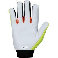 ClutchGear&reg; High-Visibility Mechanic's Gloves, Grain Goatskin Palm, Size Medium St. Lawrence Industrial & Safety Supply