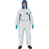Combinaisons 3 pi&egrave;ces 1800 AlphaTec confortable, Grand, Bleu/Blanc, Microporeux/SMS St. Lawrence Industrial & Safety Supply