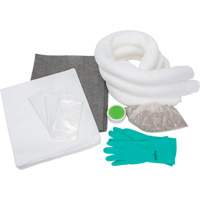 Trousse d'&eacute;quipement de lutte contre les d&eacute;versements, Huile seulement/Universel, Sac, Absorbance de 10 gal. US St. Lawrence Industrial & Safety Supply