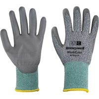 Gants de protection contre les coupures WorkEasy, Taille 6/T-petit, Calibre 13, Rev&ecirc;tement Polyur&eacute;thane, Enveloppe en PEHP/Fibre de verre, ASTM ANSI niveau A3/EN 388 niveau C St. Lawrence Industrial & Safety Supply