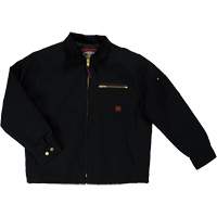 Veste de travail en toile lourde, Hommes, Moyen (grande taille), Noir St. Lawrence Industrial & Safety Supply