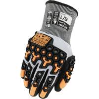 SpeedKnit M-Pact&reg; Cut-Resistant Impact Gloves, Size 7/Small, 18 Gauge, Nitrile Coated, HPPE/Tungsten Shell, ASTM ANSI Level A5/EN 388 Level E St. Lawrence Industrial & Safety Supply