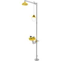 Combination Emergency Shower & Eyewash Station, Pedestal St. Lawrence Industrial & Safety Supply