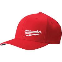 Casquette ajust&eacute;e Flexfit, Rouge, Poly-coton St. Lawrence Industrial & Safety Supply