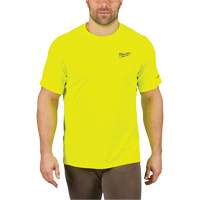 Chandail l&eacute;ger &agrave; haute visibilit&eacute; Workskin, Hommes, Petit, Jaune St. Lawrence Industrial & Safety Supply