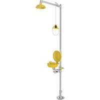 Combination Emergency Shower & Eyewash Station, Pedestal St. Lawrence Industrial & Safety Supply