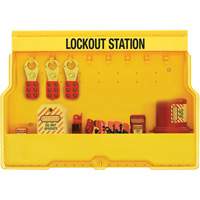 Station de cadenassage dappareils &eacute;lectriques de qualit&eacute; sup&eacute;rieure, Cadenas Aucune, Capacit&eacute; de 16, Cadenas Non compris St. Lawrence Industrial & Safety Supply