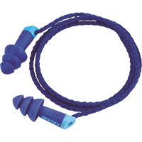 Alphas Metal Detectable Reusable Earplugs, Corded, One-Size, Bulk - Polybag, 27 NRR dB St. Lawrence Industrial & Safety Supply