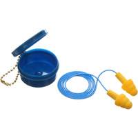 E-A-R Ultrafit Premolded Earplugs, Corded, Pair - Plastic Case, 25 dB NRR, One-Size St. Lawrence Industrial & Safety Supply