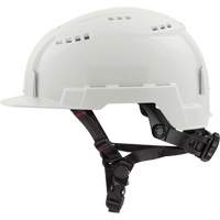 Front-Brim Helmet with Bolt Headlamp Mount, Ratchet Suspension St. Lawrence Industrial & Safety Supply
