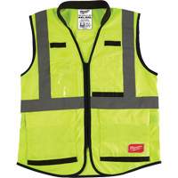 Veste de s&eacute;curit&eacute; haute performance, Jaune lime haute visibilit&eacute;, 4T-Grand/5T-Grand St. Lawrence Industrial & Safety Supply