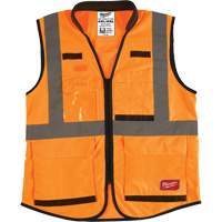 Veste de s&eacute;curit&eacute; haute performance, Orange haute visibilit&eacute;, 4T-Grand/5T-Grand St. Lawrence Industrial & Safety Supply