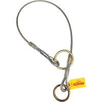 Adaptateur pour c&acirc;ble &agrave; deux anneaux, Fixation universelle, Usage Temporaire St. Lawrence Industrial & Safety Supply
