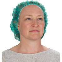 Bonnets bouffants, Polypropyl&egrave;ne, 21", Vert St. Lawrence Industrial & Safety Supply