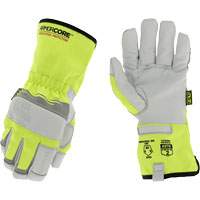 Hi-Viz Needlestick Protection Gloves, Size Small, Polyurethane Coated, DuraHide Shell, ASTM ANSI Level A5 St. Lawrence Industrial & Safety Supply