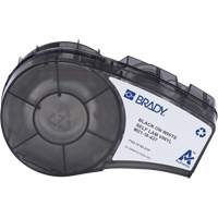 Self-Laminating Wrap Around Labels with Ribbon, Black St. Lawrence Industrial & Safety Supply