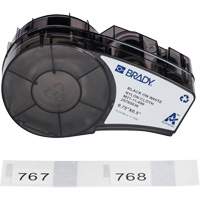 Aggressive Adhesive Multi-Purpose Labels with Ribbon, Black St. Lawrence Industrial & Safety Supply
