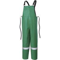 P43 035 CA-43&reg; FR Chemical- & Acid-Resistant Safety Bib Pants, Small, Green St. Lawrence Industrial & Safety Supply