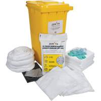 Trousse de lutte contre les d&eacute;versements de premi&egrave;re qualit&eacute;, Huile seulement, Bac, Absorbance de 63 gal. US St. Lawrence Industrial & Safety Supply