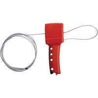 Verrou de c&acirc;ble tout usage enduit de PVC, Longueur de 8' St. Lawrence Industrial & Safety Supply
