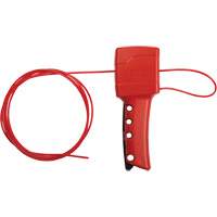 Verrou de c&acirc;ble tout usage en nylon, Longueur de 8' St. Lawrence Industrial & Safety Supply