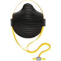 AirWave M Series Black Disposable Masks with SmartStrap&reg; & Full Foam Flange, N95, NIOSH Certified, Medium/Large St. Lawrence Industrial & Safety Supply