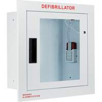 Grande armoire enti&egrave;rement encastr&eacute;e avec alarme, Zoll AED Plus/Zoll AED 3/Cardio-Science/Physio-Control Pour, Non m&eacute;dical St. Lawrence Industrial & Safety Supply