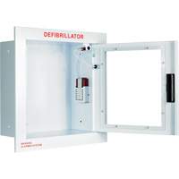 Grande armoire enti&egrave;rement encastr&eacute;e avec alarme, Zoll AED Plus/Zoll AED 3/Cardio-Science/Physio-Control Pour, Non m&eacute;dical St. Lawrence Industrial & Safety Supply