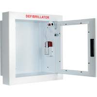 Grande armoire semi-encastr&eacute;e avec alarme, Zoll AED Plus/Zoll AED 3/Cardio-Science/Physio-Control Pour, Non m&eacute;dical St. Lawrence Industrial & Safety Supply