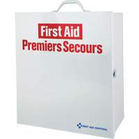 Armoire pour premiers soins SmartCompliance, R&eacute;pond &agrave; la norme CSA Z1220-17 type 3 environnements &agrave; haut risque, Petit (2-25 travailleurs) St. Lawrence Industrial & Safety Supply